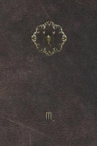 Monogram Scorpio Journal: Blank Diary Journal Log Notebook(78 Monogram Aged 150 Lined)