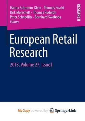 European Retail Research: 2013, Volume 27, Issue I