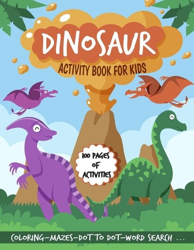 Dinosaur activity book for kids