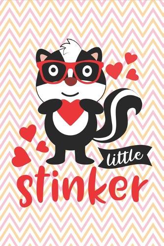 Little Stinker Lovely Skunk - Cute Funny Valentine Gift Notebook