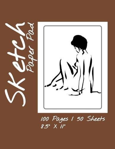 Sketch Paper Pad 100 Pages / 50 Sheets 8.5 x 11
