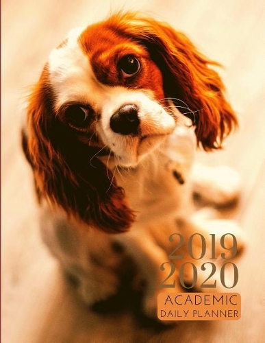 2019-2020 Academic Daily Planner Puppy Dog Organizer With Bible Sermon Notes: Hourly Organizer In 15 Minute Interval; Appointment Calendar With Gratitude Quotes; Monthly & Weekly Journal
