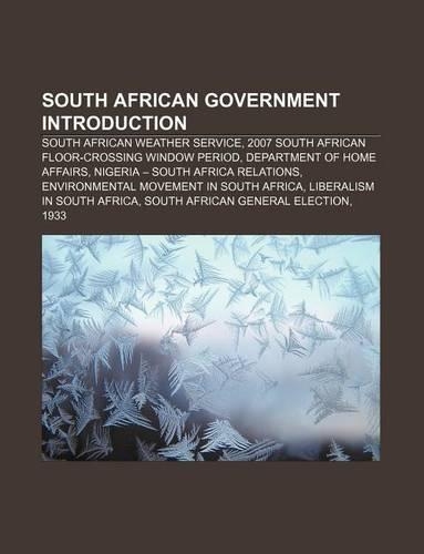 South African Government Introduction