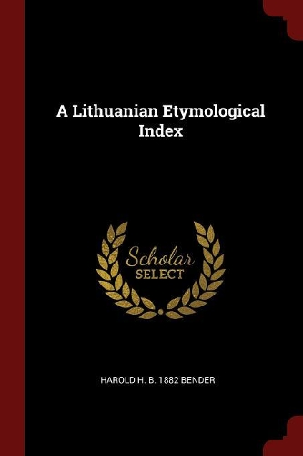 A Lithuanian Etymological Index