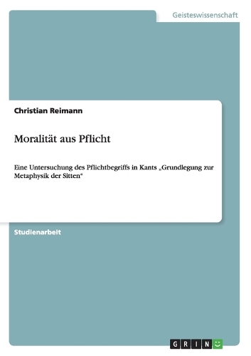 Moralität aus Pflicht