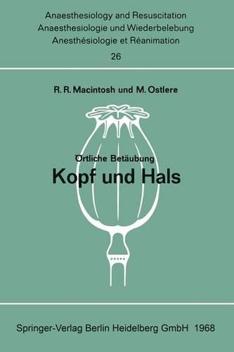 Örtliche Betäubung Kopf und Hals