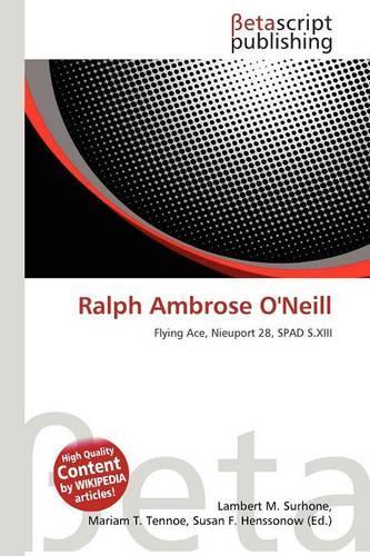 Ralph Ambrose O'Neill: (English)