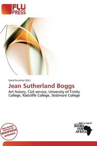 Jean Sutherland Boggs: (English)