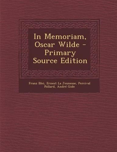 In Memoriam, Oscar Wilde