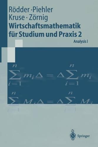 Wirtschaftsmathematik für Studium und Praxis 2