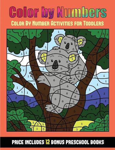 Color By Number Activities for Toddlers (Color By Number - Animals)