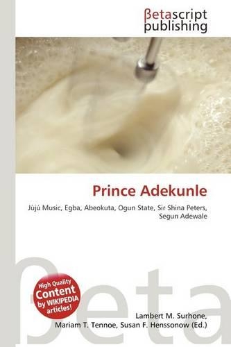 Prince Adekunle: (English)