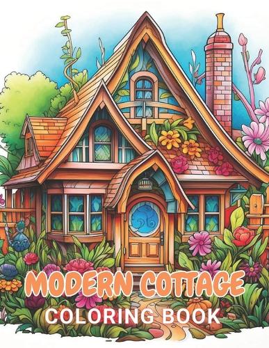 Modern Cottage Coloring Book