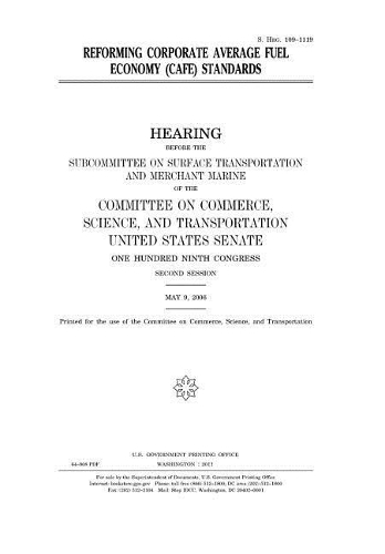 Reforming Corporate Average Fuel Economy (Cafe) Standards
