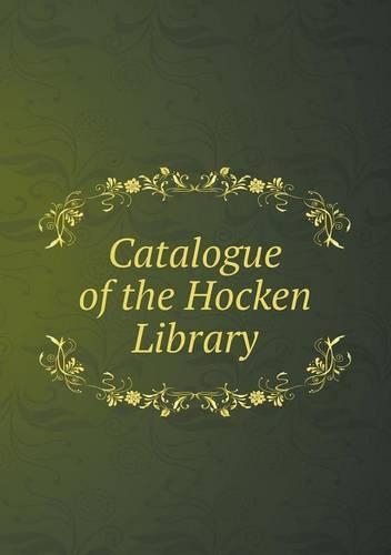 Catalogue of the Hocken Library