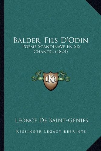 Balder, Fils D'Odin