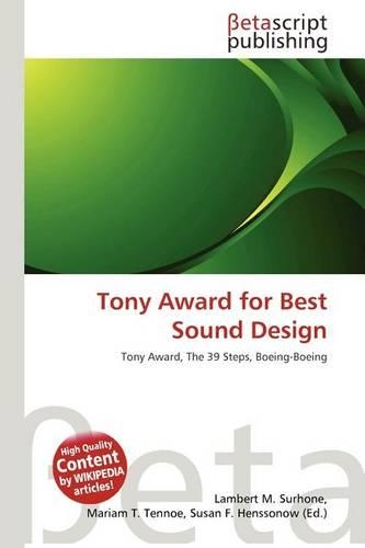 Tony Award for Best Sound Design