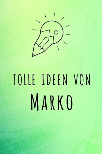 Tolle Ideen von Marko: Kariertes Notizbuch mit 5x5 Karomuster für deinen Vornamen