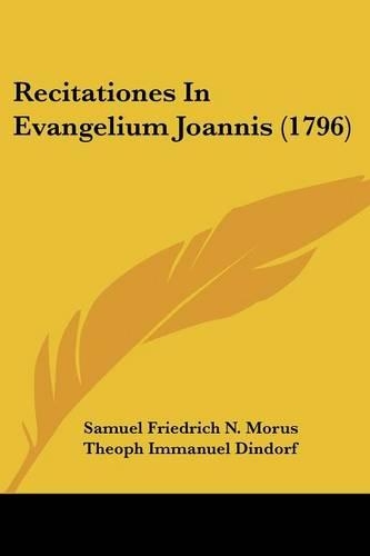Recitationes In Evangelium Joannis (1796)