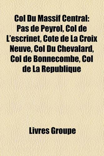 Col Du Massif Central