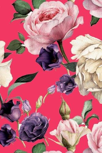 Pink and White Rose Design Journal