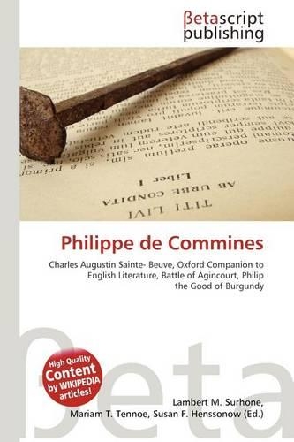 Philippe de Commines: (English)