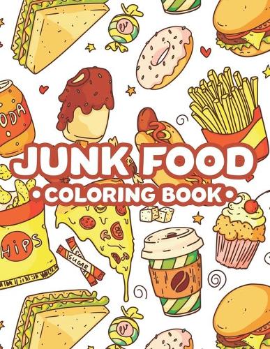 Junk Food Coloring Book