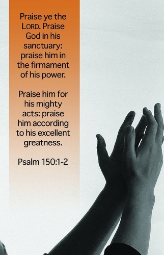 General Worship Bulletin: Praise Ye the Lord (Package of 100)