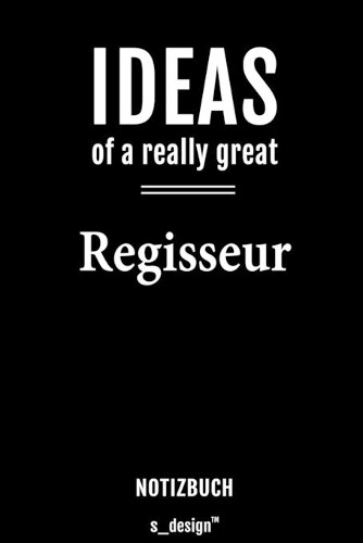 Notizbuch für Regisseure / Regisseur / Regisseurin