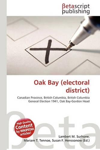 Oak Bay (Electoral District): (English)