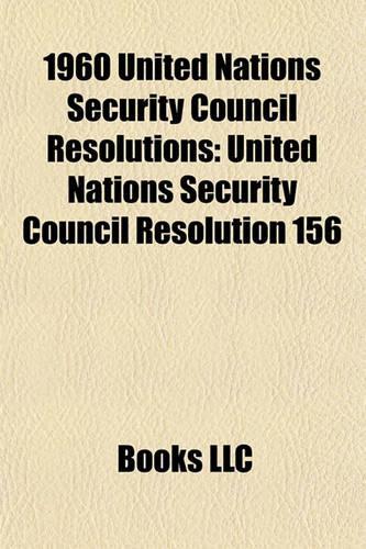 1960 United Nations Security Council Resolutions
