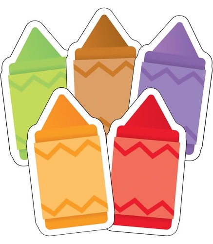 Crayons Mini Cutouts