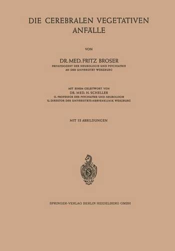 Die Cerebralen Vegetativen Anfälle