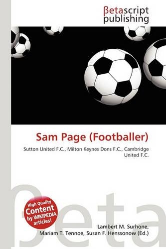 Sam Page (Footballer): (English)