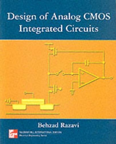 Design of Analog CMOS Integrated Circuits