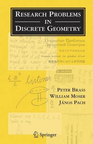 Research Problems in Discrete Geometry: (English)
