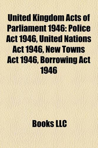 United Kingdom Acts of Parliament 1946