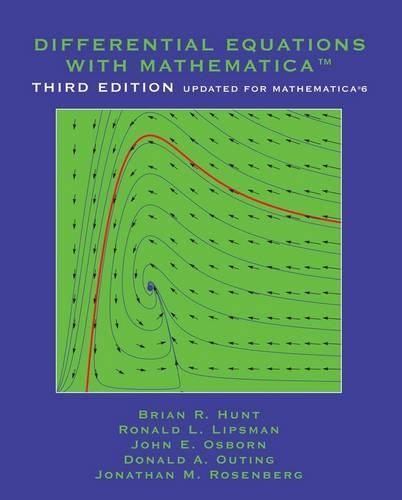 Differential Equations with Mathematica