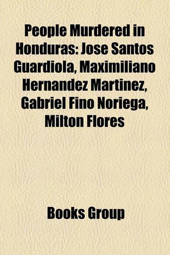 People Murdered in Honduras