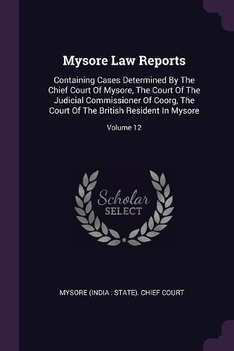 Mysore Law Reports