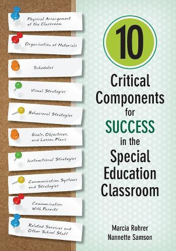 10 Critical Components for Success in the Special Education Classroom: (English)