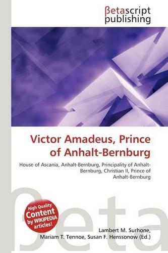 Victor Amadeus, Prince of Anhalt-Bernburg
