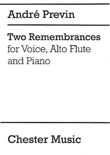 Two Remembrances: For Voice, Alto Flute and Piano(English)