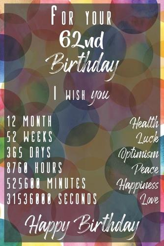 For your 62nd Birthday I wish You