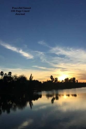 Peaceful Sunset 100 Page Lined Journal