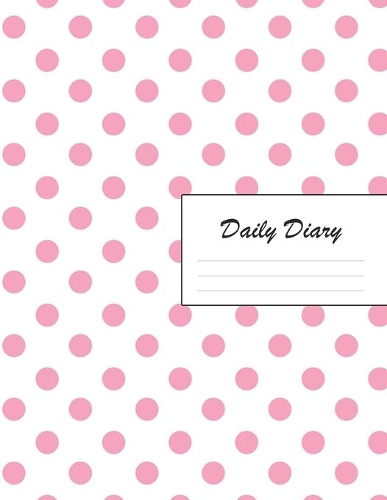 Daily Diary: Blank 2020 Journal Entry Writing Paper for Each Day of the Year - Pale Pink Dotty Spots Dots - January 20 - December 20 - 366 Dated Pages - A Notebo