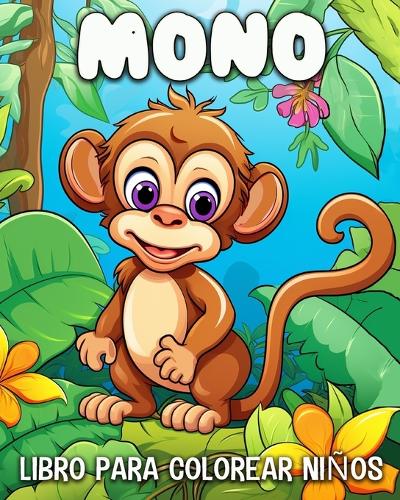 Mono Libro para Colorear Niños