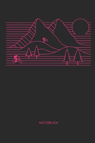 Notizbuch: Mountainbike MTB Notizbuch und Zeichenbuch Geschenk für Mountainbiker, Radsportler und Fahrrad Fans, Kinder, Frauen und Männer