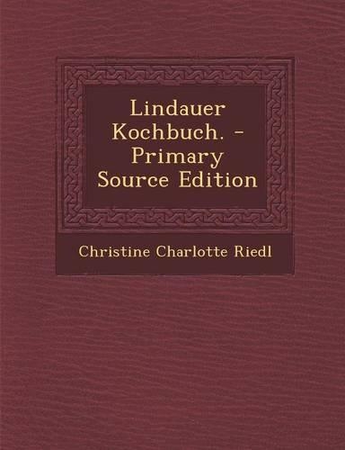 Lindauer Kochbuch.