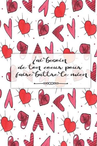 Carnet de notes lignés idéal pour la saint valentin